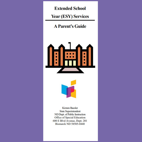 Extended School Year Services (ESY) - A Parent's Guide Brochure