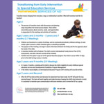 Transitioning from Early Intervention to Special Education