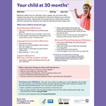 Your Child at 30 Months (Checklist)