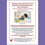 IDEA Early Intervention Due Process Complaints and Hearing Requests - Part C Procedures